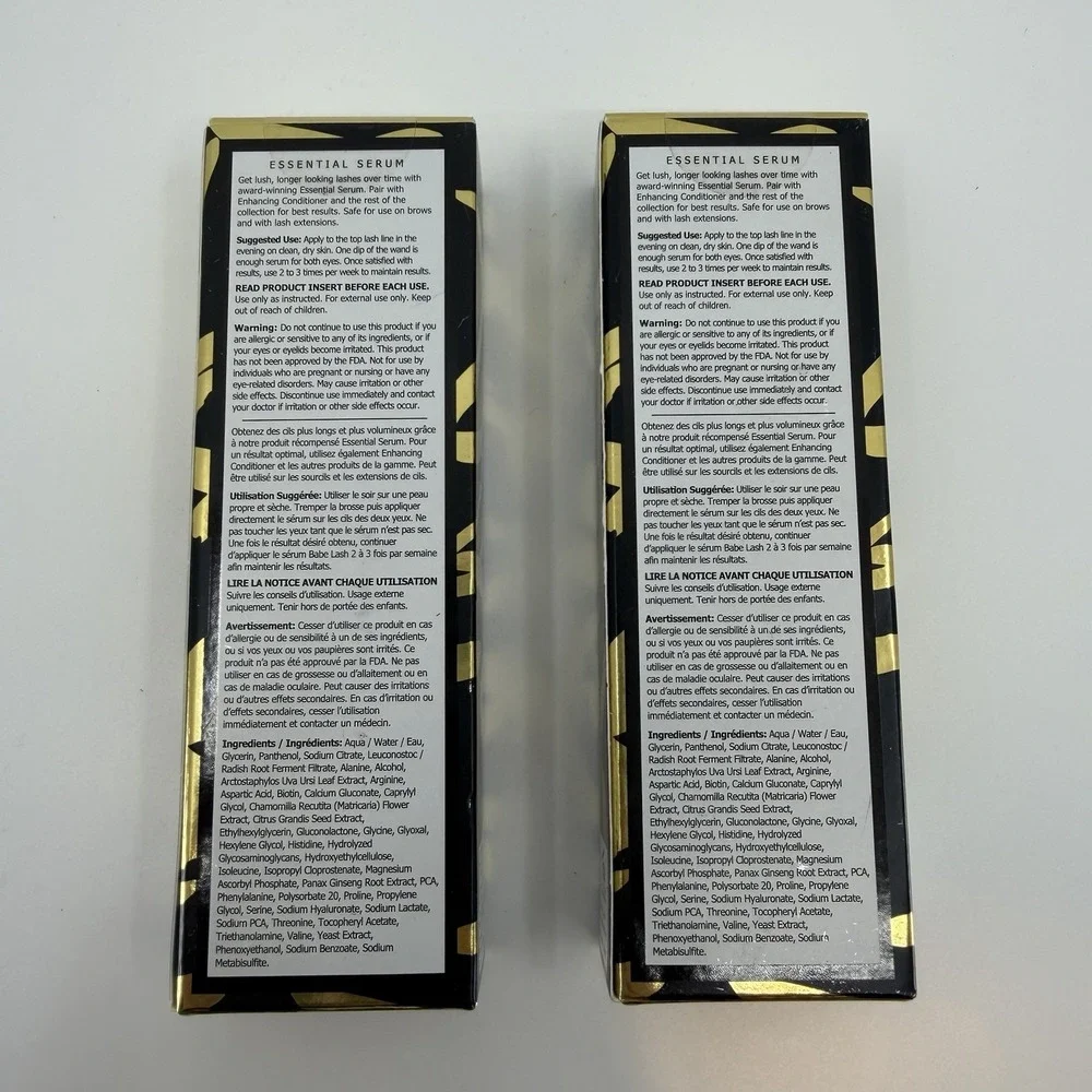2 PK Babe Original Essential Lash 4mL Eyelash Conditioner Full Size